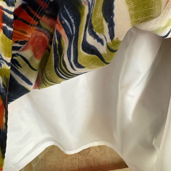 Calvin Klein Women's Linen Blend Fit N Flare Sleeveless Dress size 10 - Picture 5 of 10